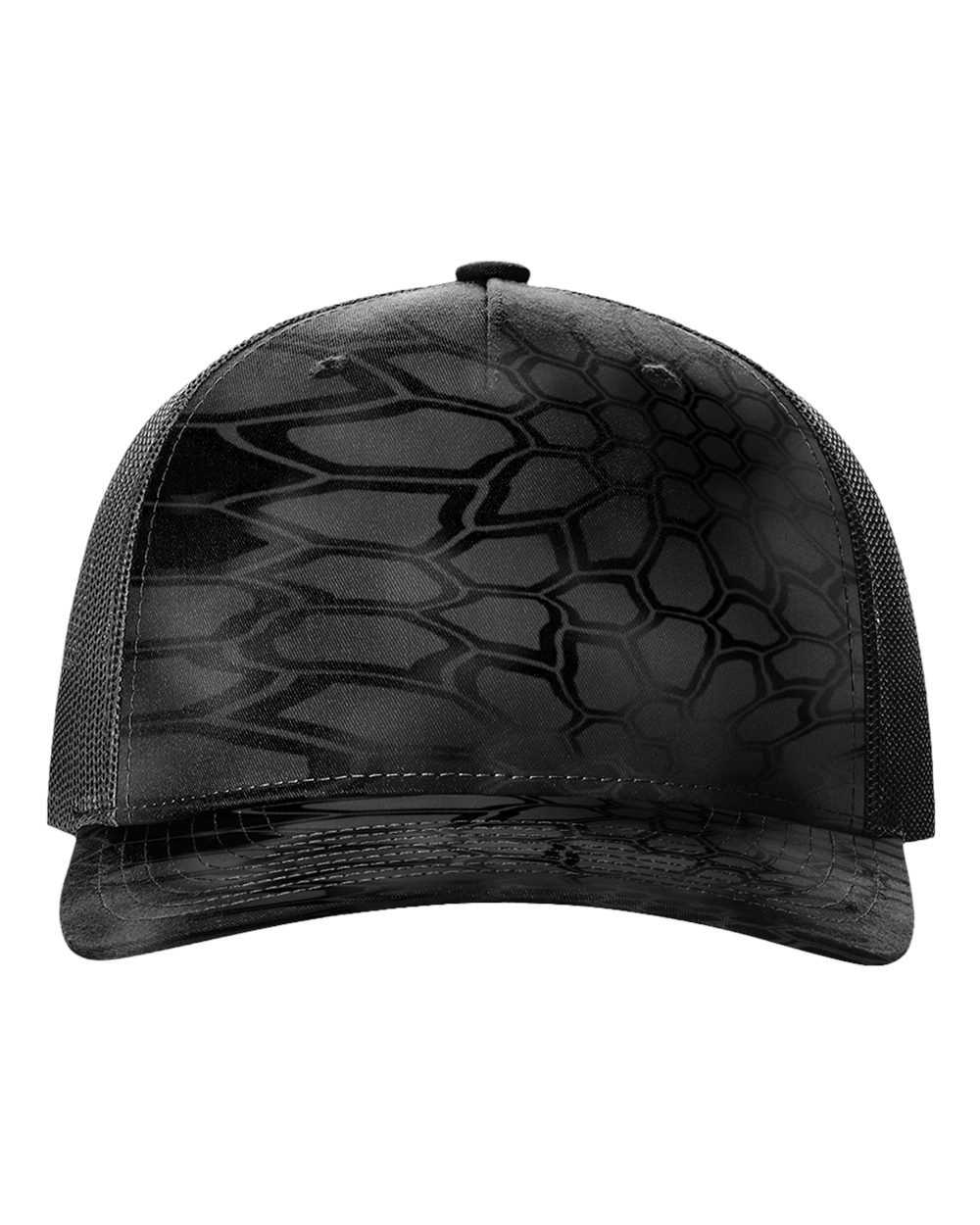 Richardson - Five-Panel Printed Trucker Cap - 112PFP - Kryptek Typhon/ Black