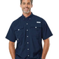 Men's PFG Bahama™ II Short Sleeve Shirt - Collegiate Blue