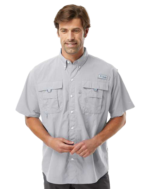 Men's PFG Bahama™ II Short Sleeve Shirt - Cool Grey