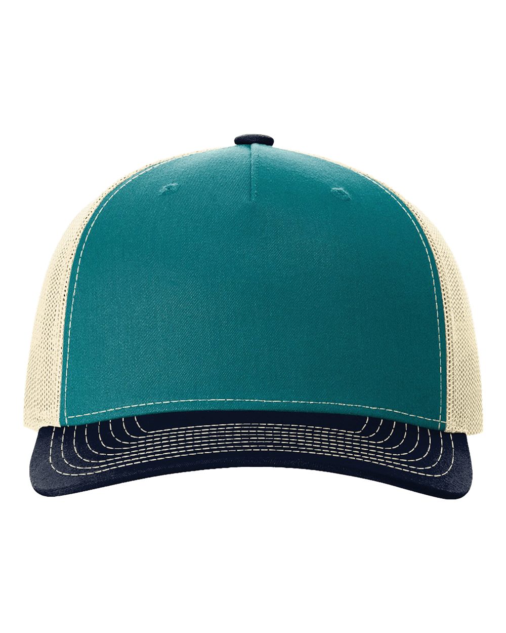 Richardson 112 Trucker Hat - Blue Teal / Birch / Navy