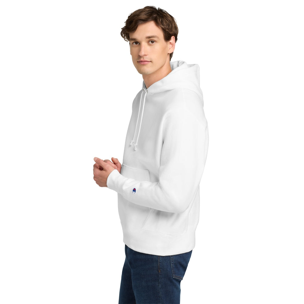 Champion® Reverse Weave® Hooded Sweatshirt - White