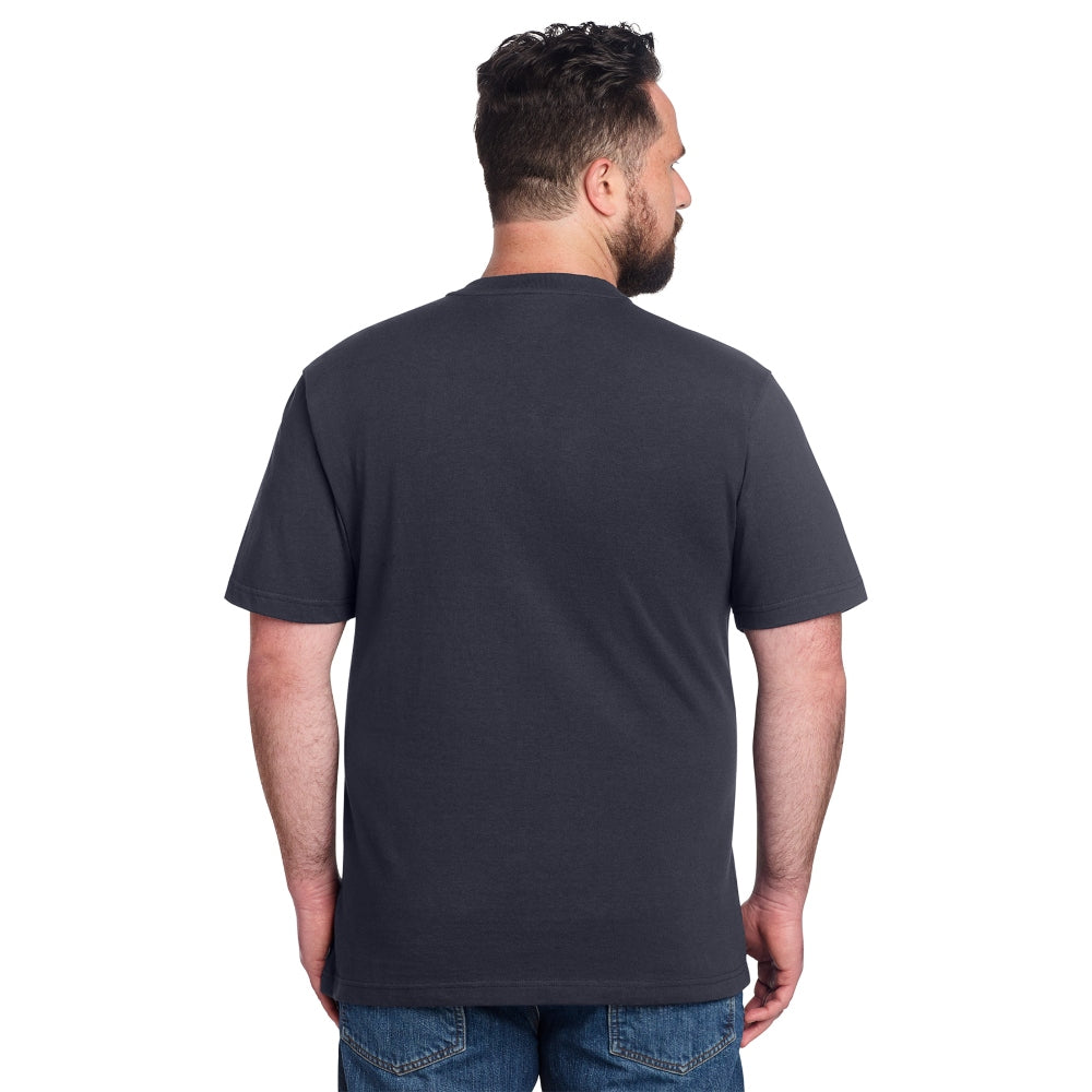 Carhartt® Short Sleeve Henley T-Shirt - Navy