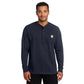 Carhartt® Long Sleeve Henley T-Shirt - Navy