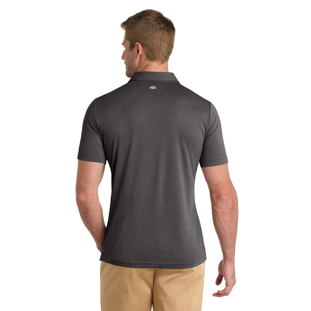 TravisMathew Coto Performance Polo - Quiet Shade Grey/Black