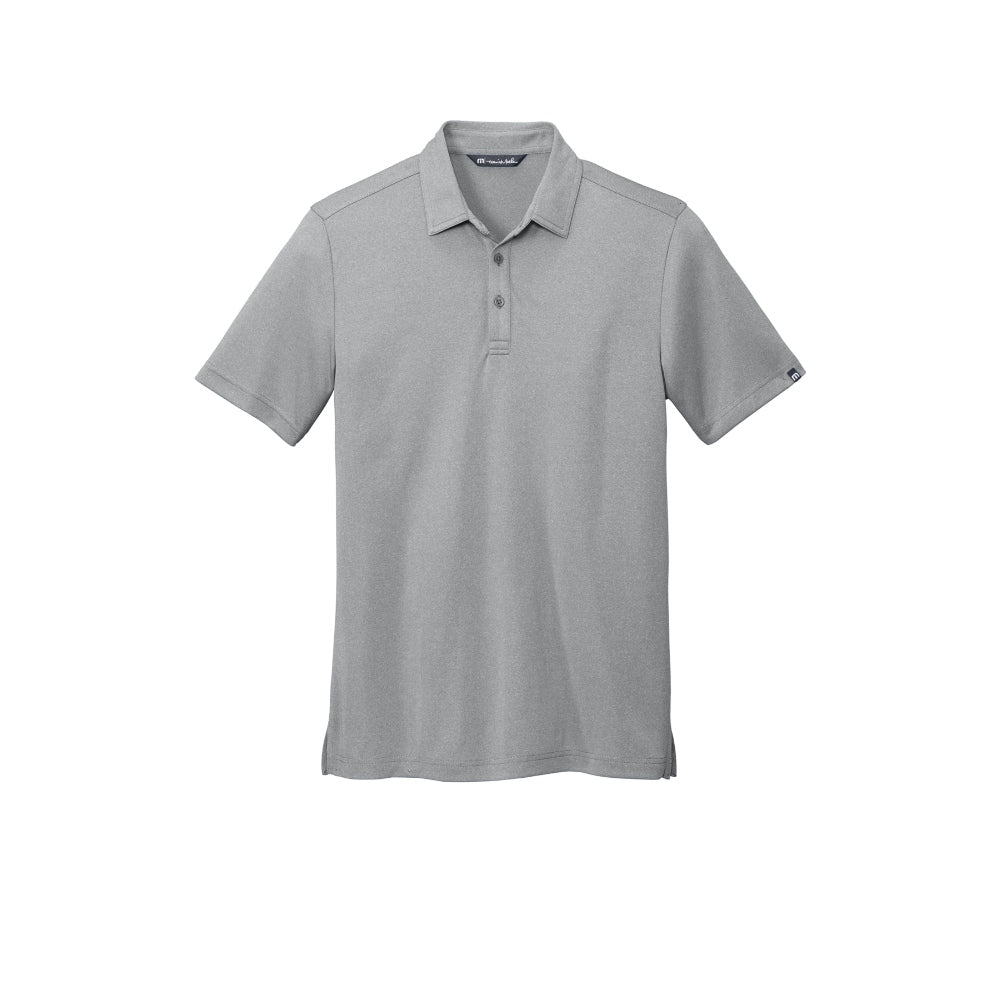 TravisMathew Coto Performance Polo - Quiet Shade Grey Heather