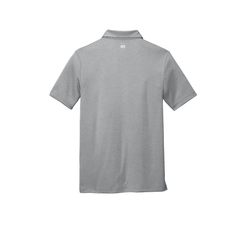 TravisMathew Coto Performance Polo - Quiet Shade Grey Heather