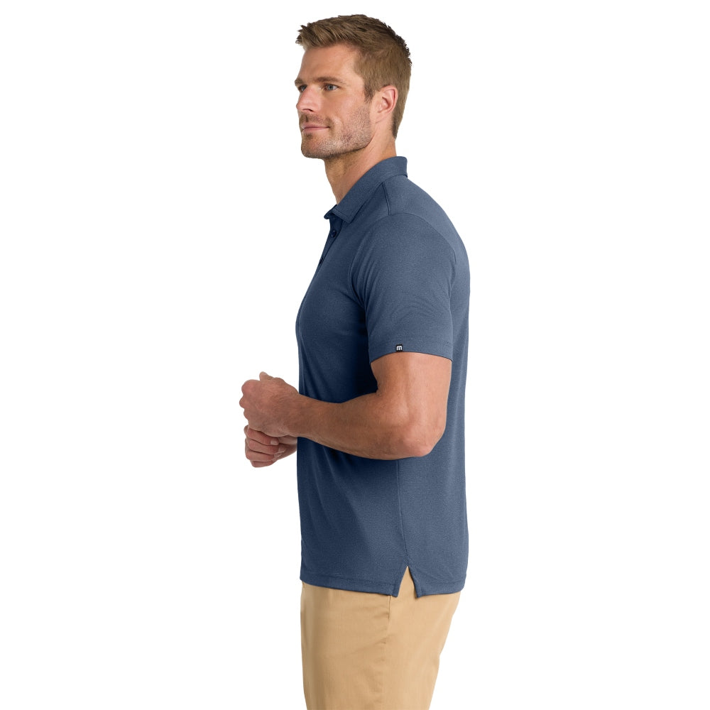 TravisMathew Coto Performance Polo - Vintage Indigo/ Black