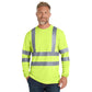 CornerStone® ANSI 107 Class 3 Long Sleeve Snag-Resistant Reflective T-Shirt - Safety Yellow/Reflective