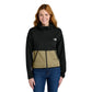 The North Face® Women's Double-Knit Full-Zip Hoodie - Khaki Stone/TNF Black