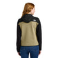 The North Face® Women's Double-Knit Full-Zip Hoodie - Khaki Stone/TNF Black