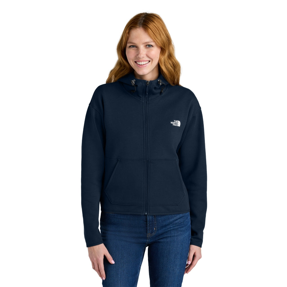 The North Face® Women's Double-Knit Full-Zip Hoodie - Summit Navy