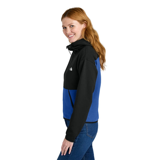The North Face® Women's Double-Knit Full-Zip Hoodie - TNF Blue/TNF Black