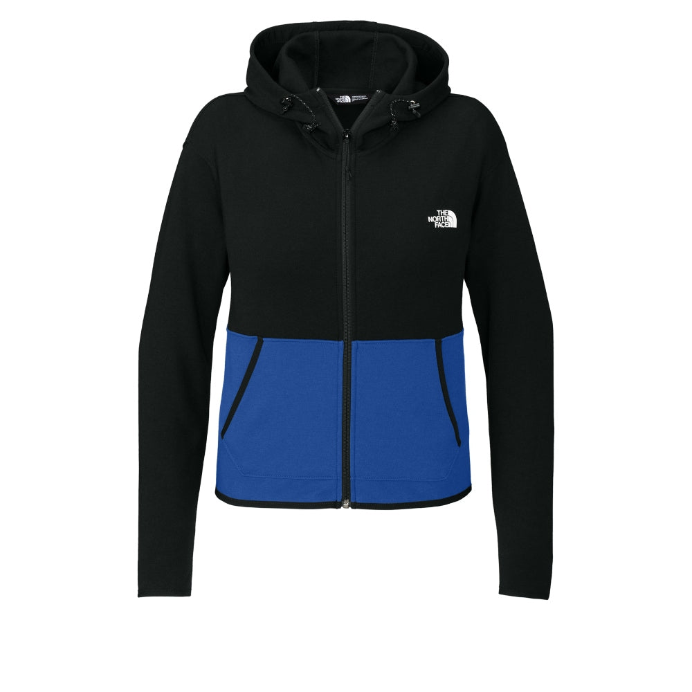 The North Face® Women's Double-Knit Full-Zip Hoodie - TNF Blue/TNF Black