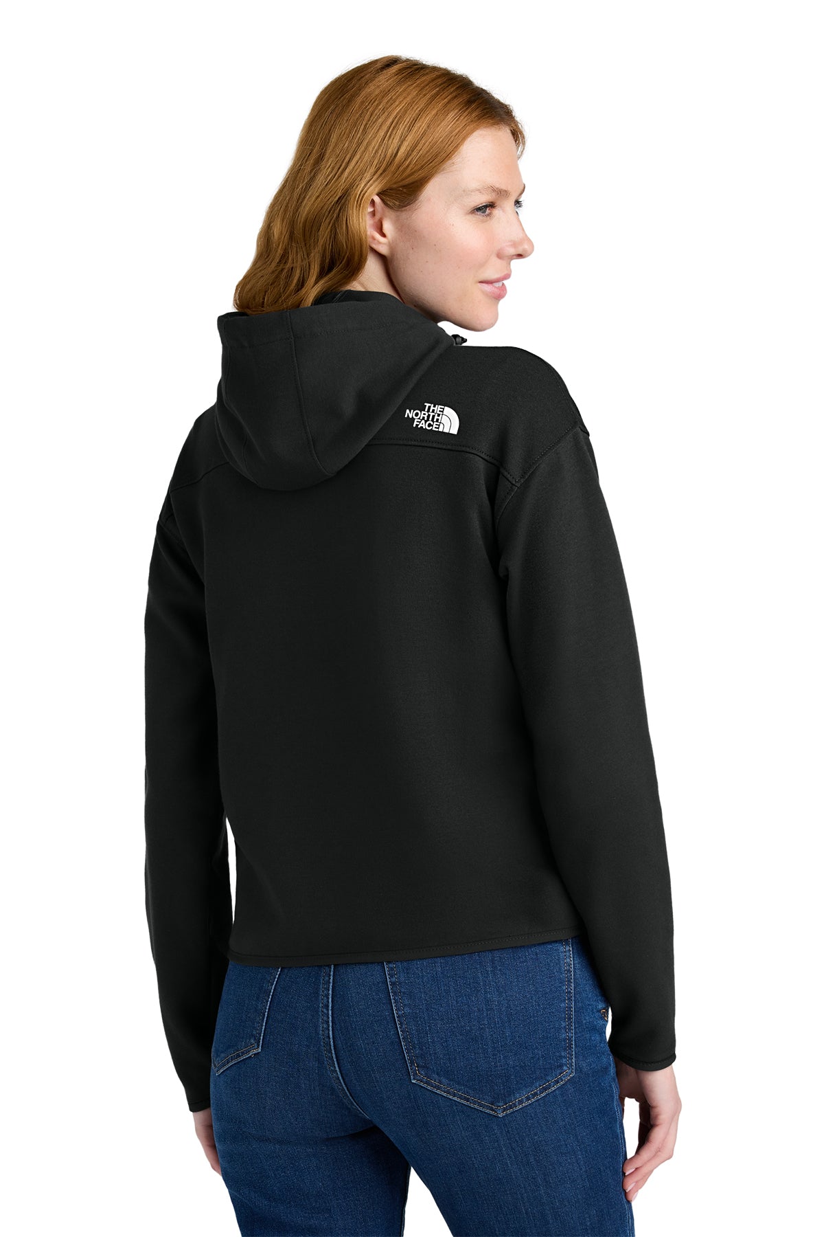 The North Face® Women's Double-Knit Full-Zip Hoodie - TNF Black