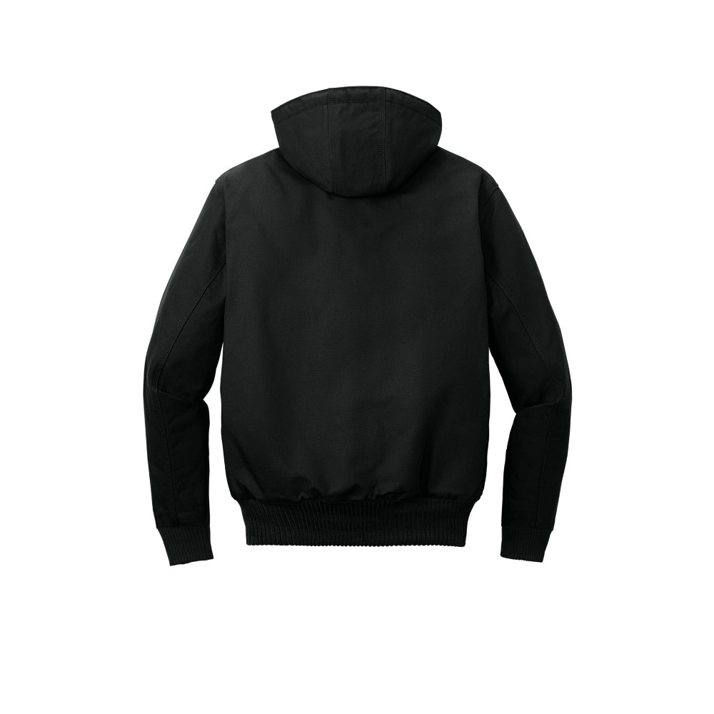 Carhartt® Quilted-Flannel-Lined Duck Active Jacket - Black