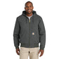 Carhartt® Quilted-Flannel-Lined Duck Active Jacket - Gravel