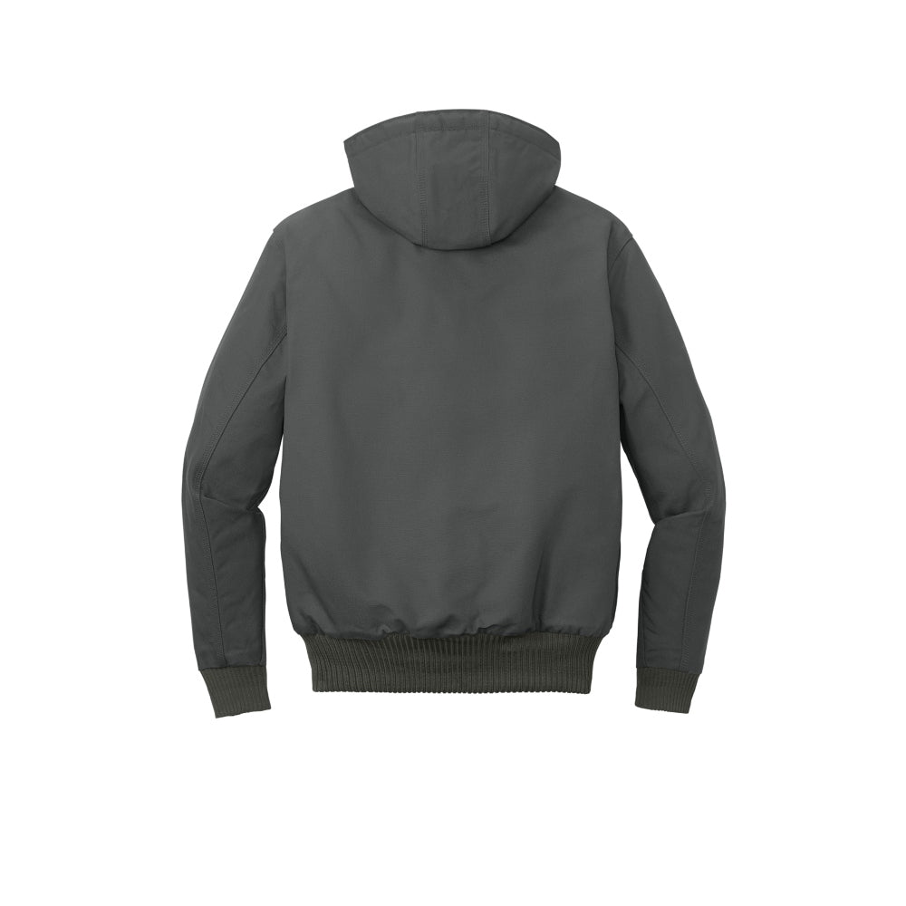 Carhartt® Quilted-Flannel-Lined Duck Active Jacket - Gravel