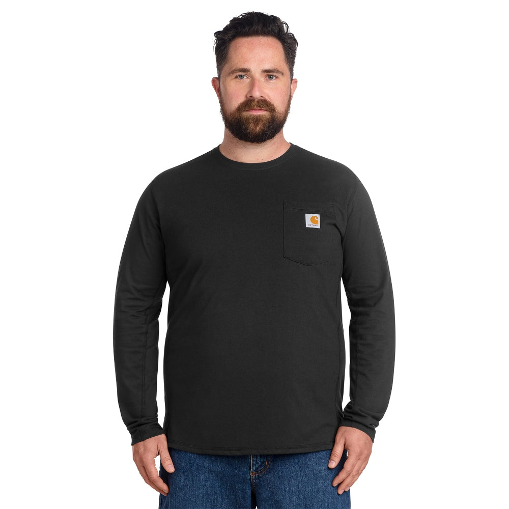 Carhartt Force® Long Sleeve Pocket T-Shirt - Black