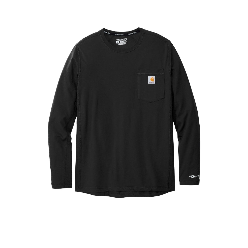 Carhartt Force® Long Sleeve Pocket T-Shirt - Black