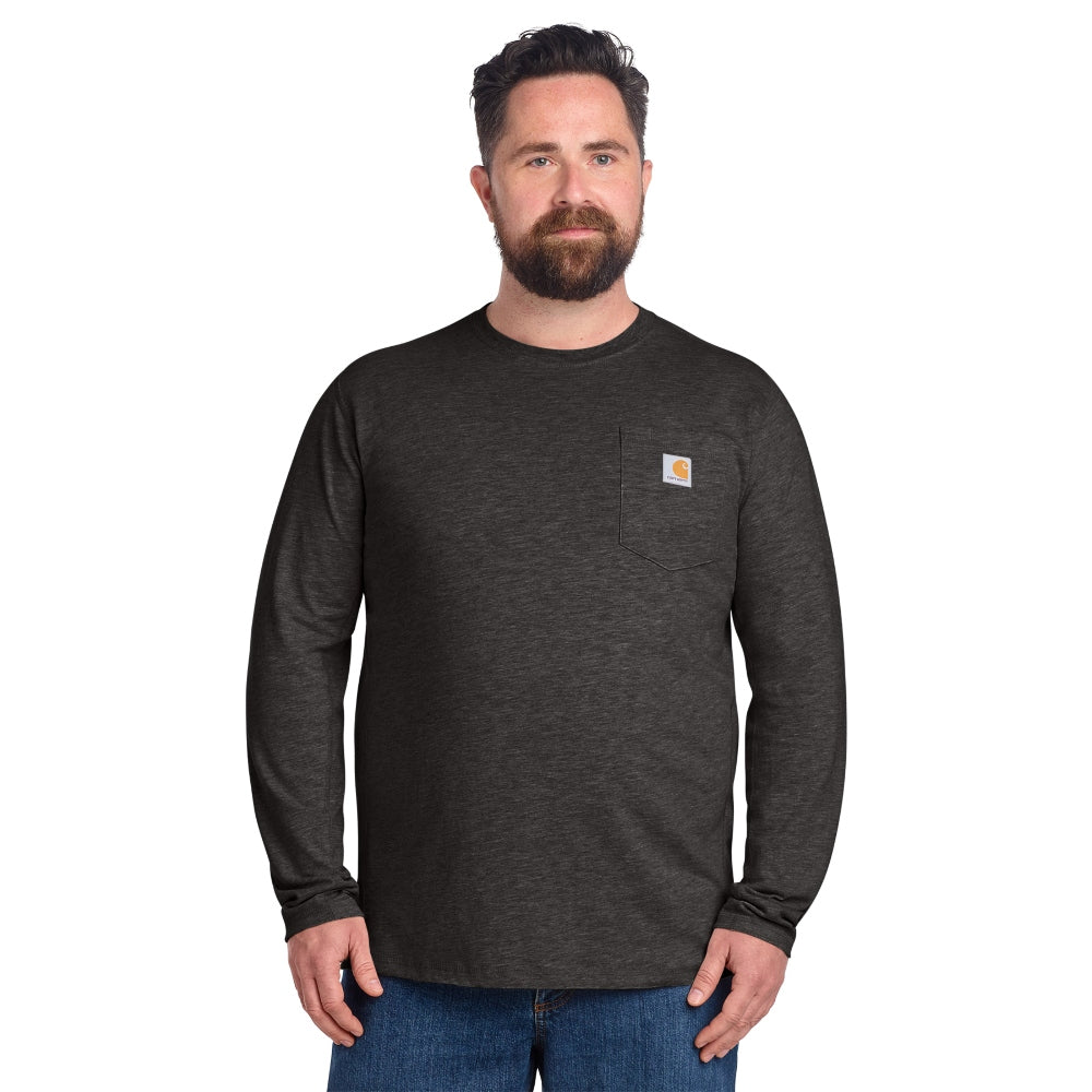 Carhartt Force® Long Sleeve Pocket T-Shirt - Carbon Heather
