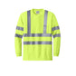 CornerStone® ANSI 107 Class 3 Long Sleeve Snag-Resistant Reflective T-Shirt - Safety Yellow/Reflective