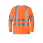 CornerStone® ANSI 107 Class 3 Long Sleeve Snag-Resistant Reflective T-Shirt - Safety Orange/Reflective