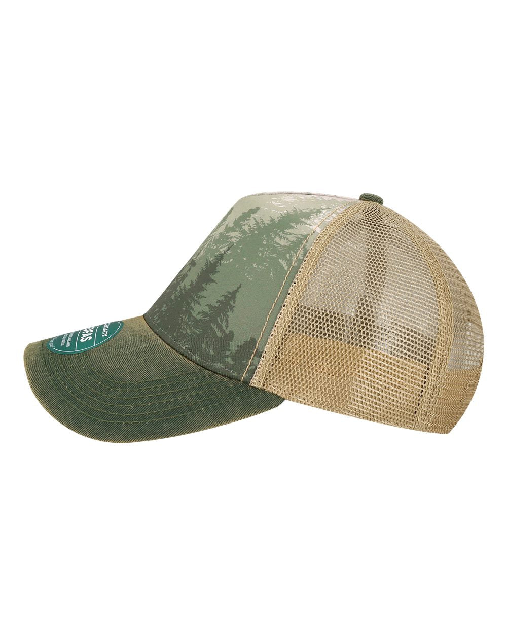 Old Favorite Five-Panel Trucker Cap - OFAFP - Deep Forest