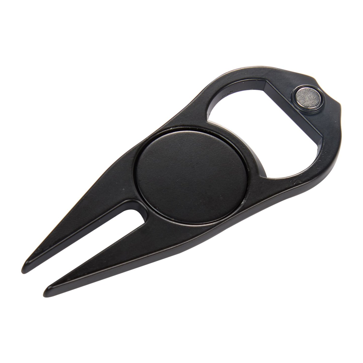 Bottle Opener Divot Tool with Ball Marker - Black