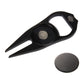 Bottle Opener Divot Tool with Ball Marker - Black