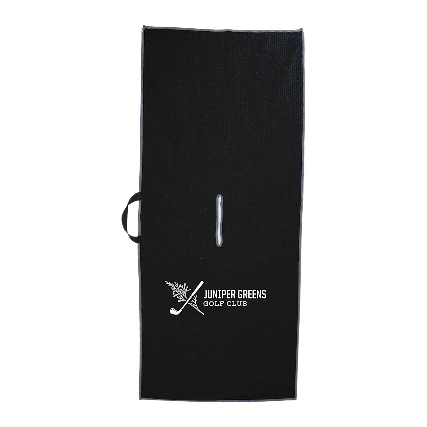 17" x 40" Recycled Slip-Over Player Towel - Black