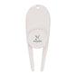 Divot Tool with Ball Marker - White