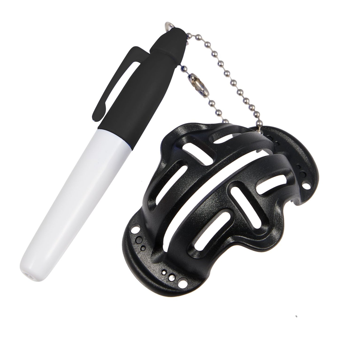 Golf Ball Stencil with Marker - Black