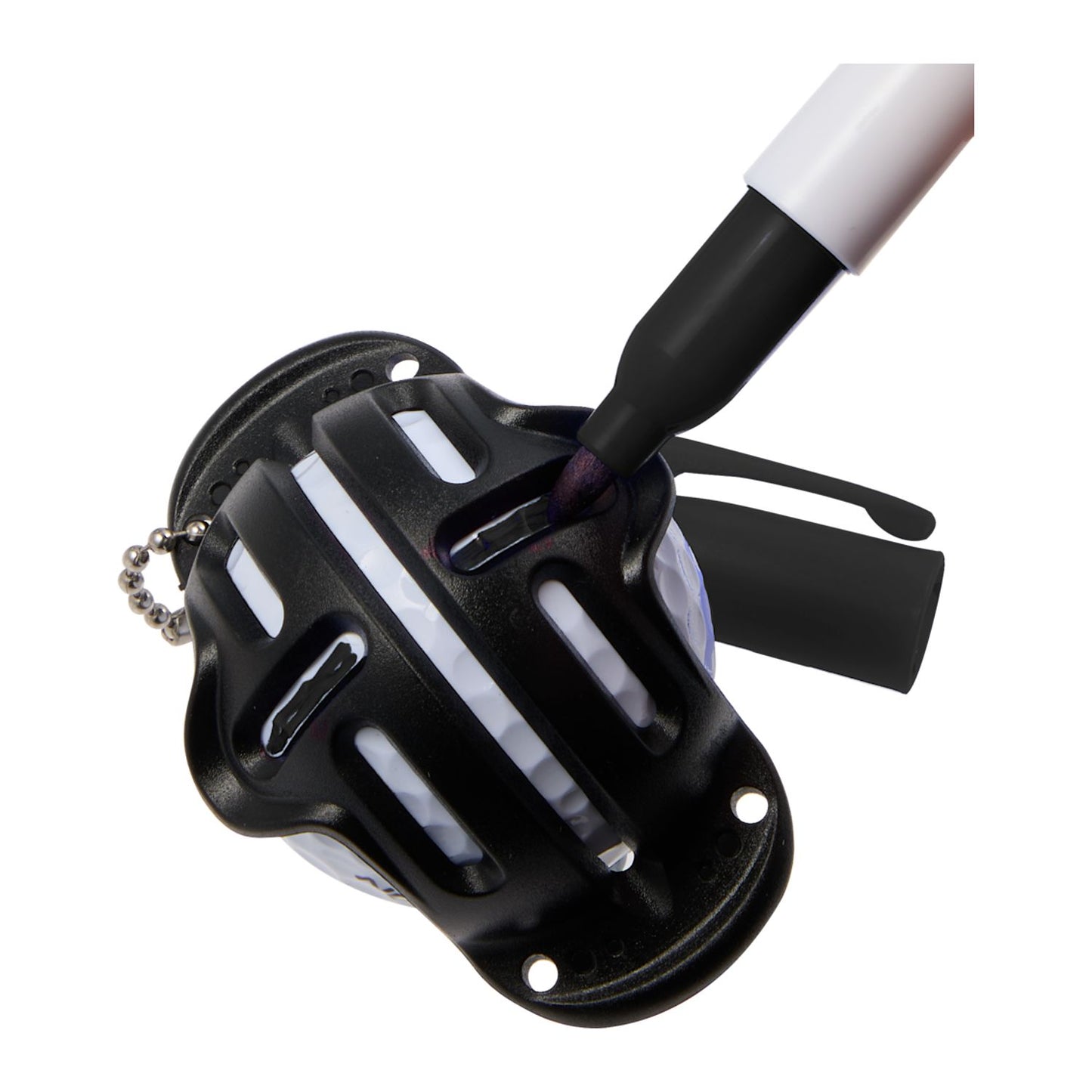 Golf Ball Stencil with Marker - Black