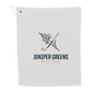 15" x 18" Recycled 200g Microfiber Waffle Towel - White