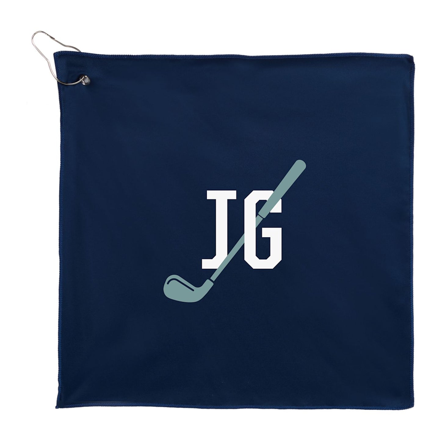 15" x 15" Recycled 200g Microfiber Towel - Navy