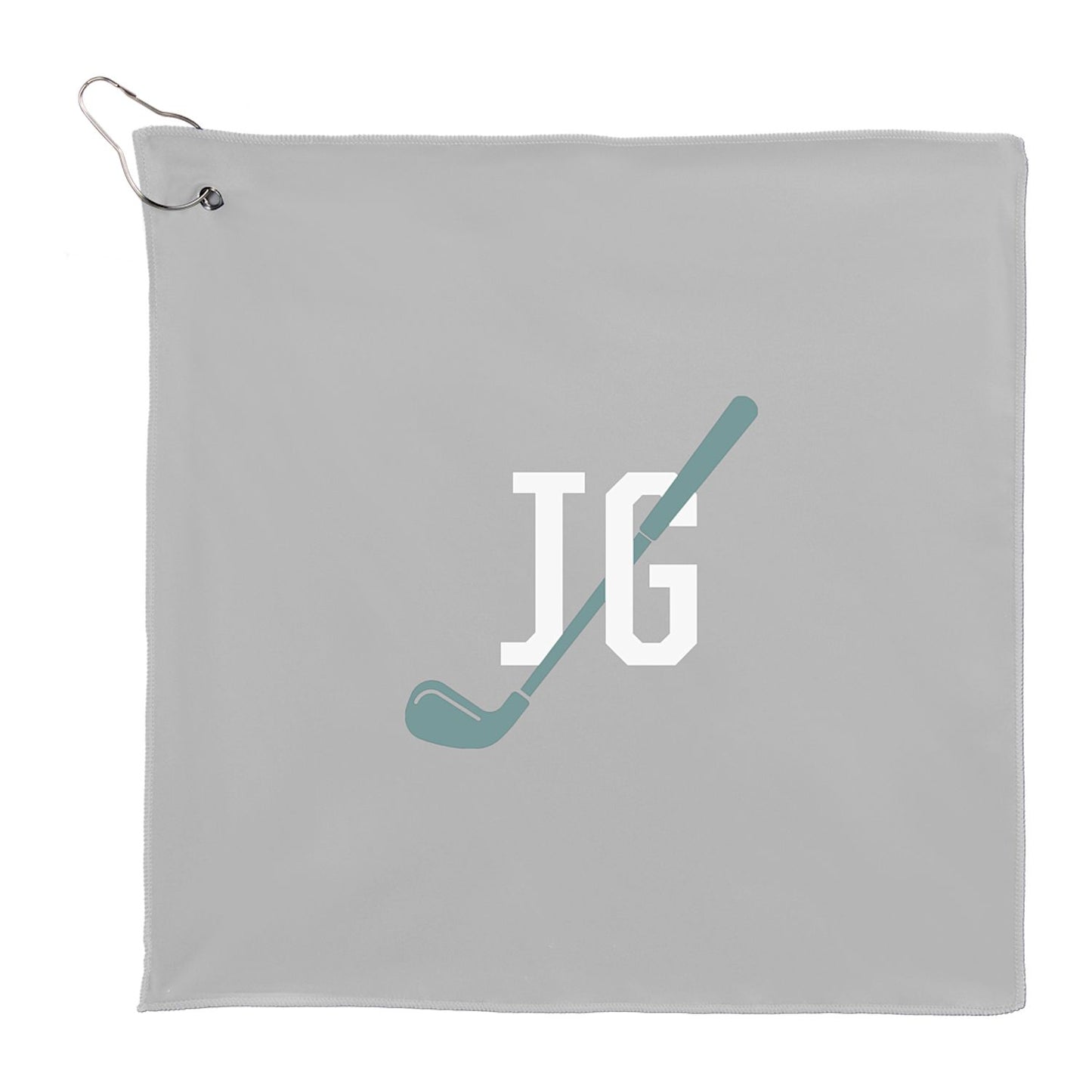 15" x 15" Recycled 200g Microfiber Towel - Gray