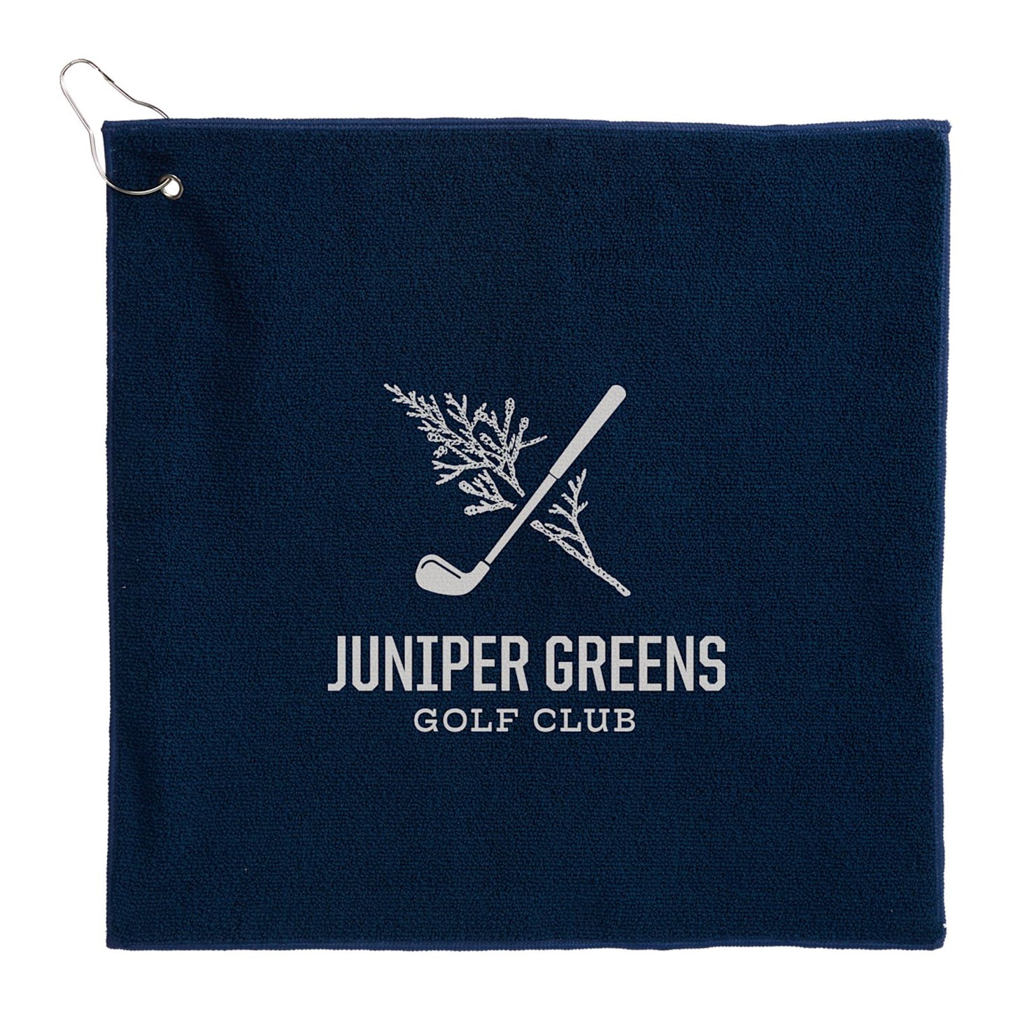 15 x 15 Recycled 300g Terry Polyester Towel - Navy