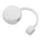 Recycled Silicone Straw Topper - White