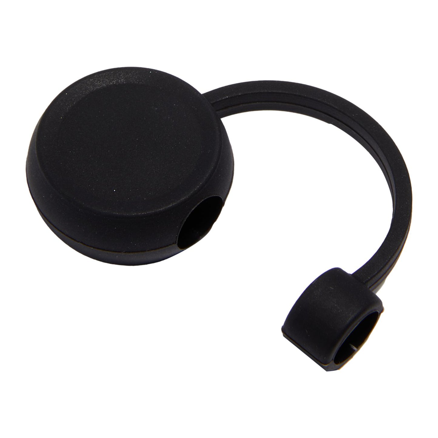 Recycled Silicone Straw Topper - Black