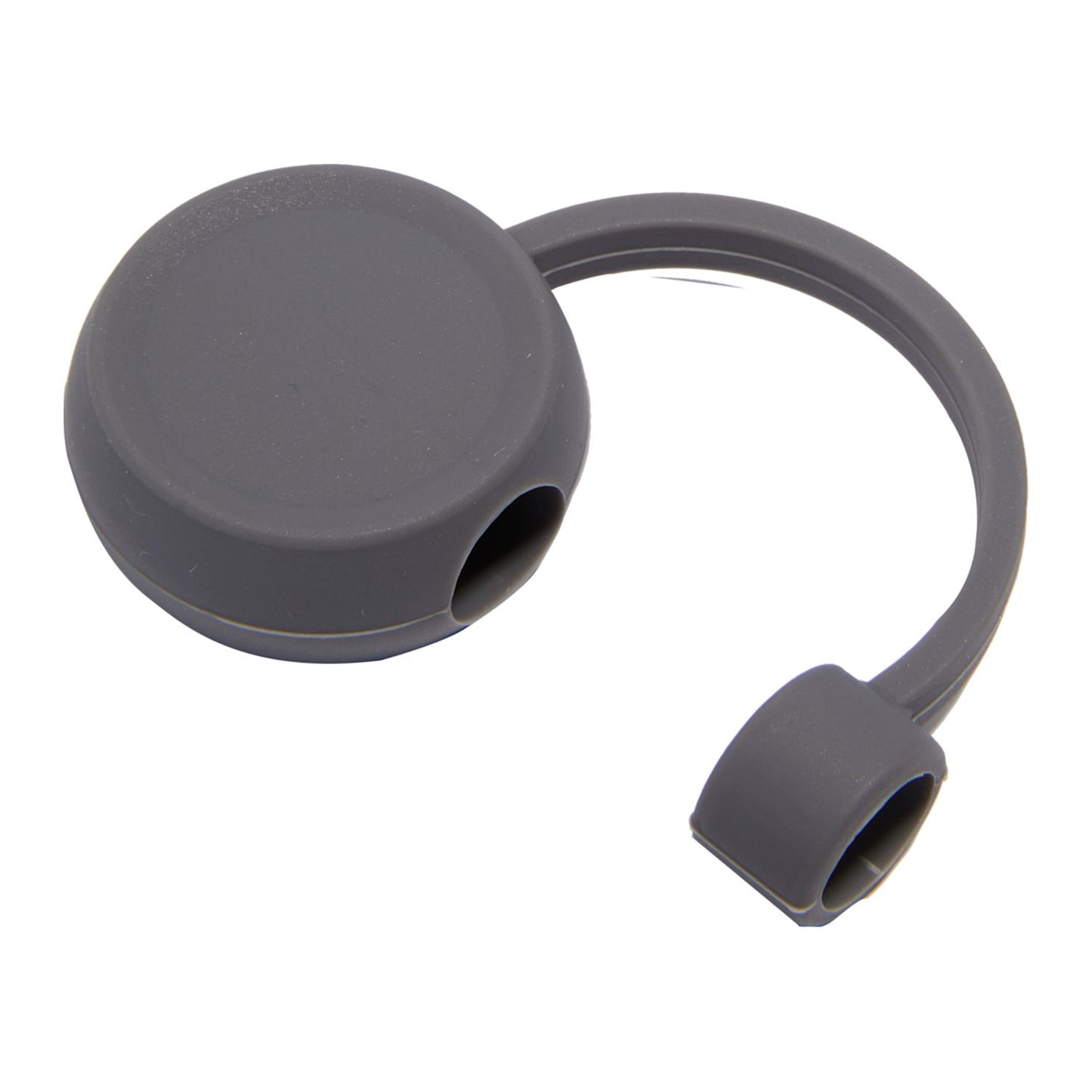Recycled Silicone Straw Topper - Grey