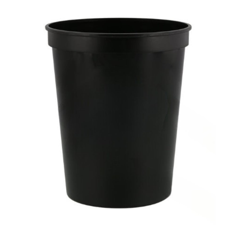 16 oz. Plastic Stadium Cup - Black