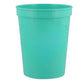 16 oz. Plastic Stadium Cup - Bright Aqua