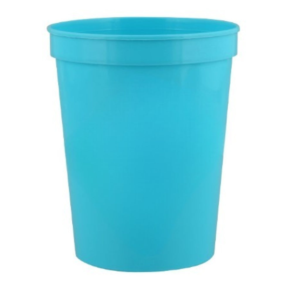 16 oz. Plastic Stadium Cup - Bright Blue