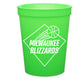 16 oz. Plastic Stadium Cup - Bright Green