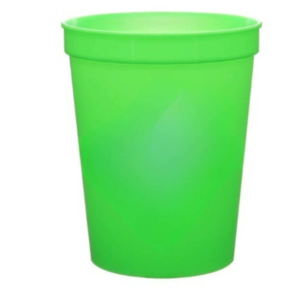 16 oz. Plastic Stadium Cup - Bright Green