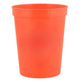 16 oz. Plastic Stadium Cup - Bright Orange