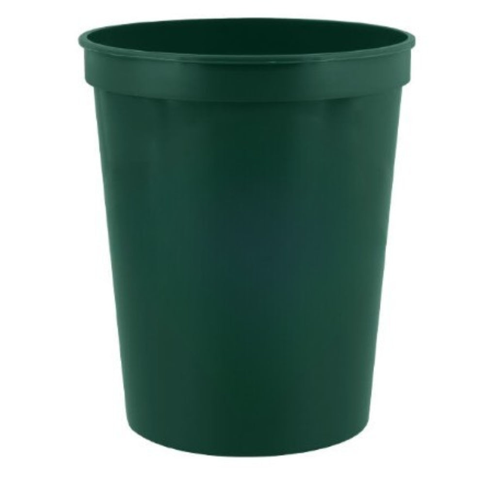 16 oz. Plastic Stadium Cup - Forest Green