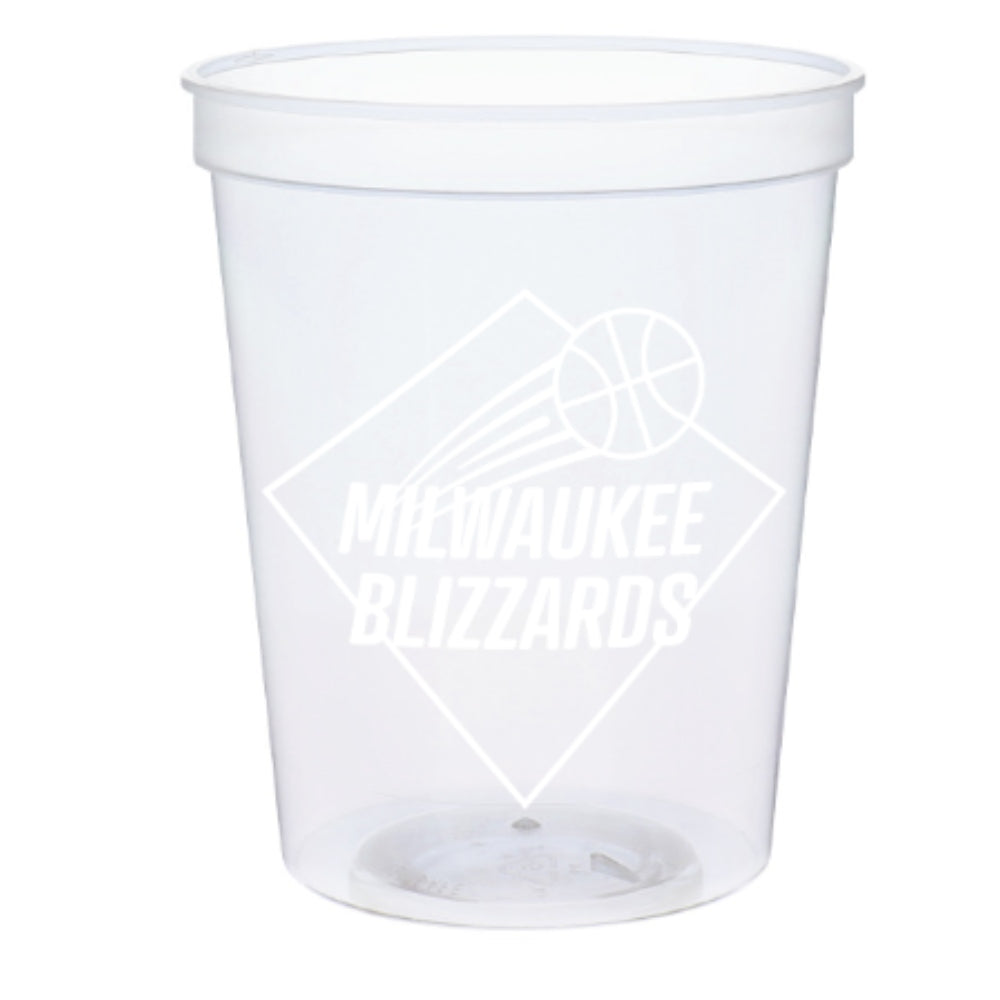 16 oz. Plastic Stadium Cup - Frost