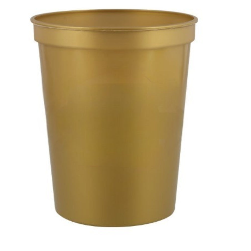 16 oz. Plastic Stadium Cup - Gold