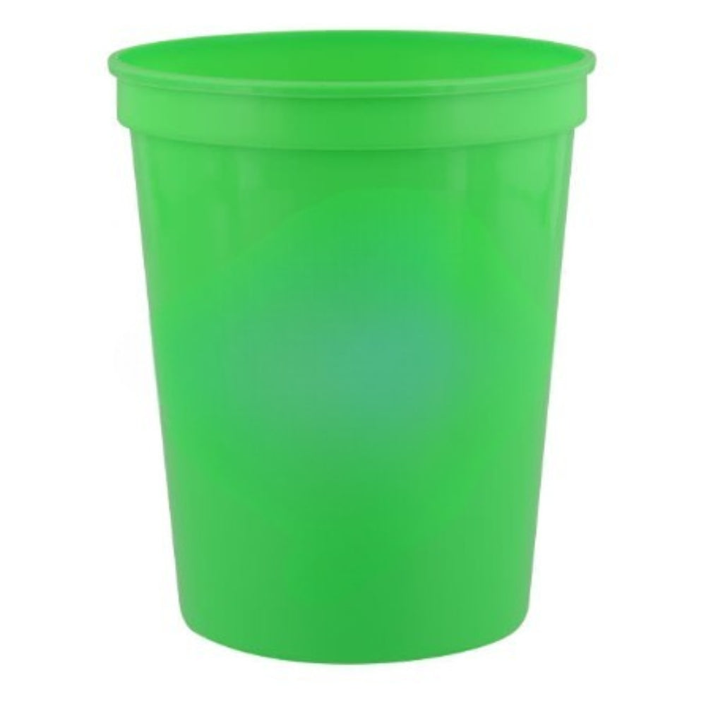 16 oz. Plastic Stadium Cup - Lime Green